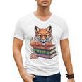 Cute Nerdy Fox Read Books Be Kind Stay Weird Book Club Premium Tri-Blend Men's V-Neck T-Shirt Cute Nerdy Fox Read Books Be Kind Stay Weird Book Club Premium Tri-Blend Men's V-Neck T-Shirt