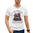 Dark Romance Merch I Put Down My Book Lover Spicy Skeleton Men's V-Neck T-Shirt