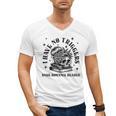 Dark Romance Merch Spicy Book Lover No Triggers Warning Men's V-Neck T-Shirt