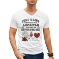 Dark Romance Smutt Book Merch Just A Good Girl STFUATTDLAGG Men's V-Neck T-Shirt Dark Romance Smutt Book Merch Just A Good Girl STFUATTDLAGG Men's V-Neck T-Shirt