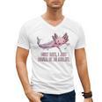 Most Days I Just Wanna Be An Axolotl Salamander Introvert Raglan Baseball Tee Men's V-Neck T-Shirt