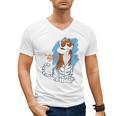 Disney Ink And Paint Shere Khan From The Jungle Book 1967 Men's V-Neck T-Shirt Disney Ink And Paint Shere Khan From The Jungle Book 1967 Men's V-Neck T-Shirt