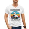 Ducks Books Lover Easily Distracted By Ducks & Books Men's V-Neck T-Shirt Ducks Books Lover Easily Distracted By Ducks & Books Men's V-Neck T-Shirt