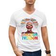 Education Is Freedom Afro Books Men's V-Neck T-Shirt Education Is Freedom Afro Books Men's V-Neck T-Shirt