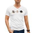 Everything a Girl Needs Books Coffee Jesus Men's V-Neck T-Shirt
