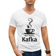 But First Kafka Coffee For Literature & Book Lovers Men's V-Neck T-Shirt