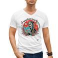 Grim Reaper Reads a Book Men's V-Neck T-Shirt