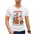 Halloween Bookish Witchy Book Club Hot Girls Read Men's V-Neck T-Shirt Halloween Bookish Witchy Book Club Hot Girls Read Men's V-Neck T-Shirt