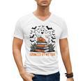 Haunted By My TBR Boo Halloween Book Lover Librarian Men's V-Neck T-Shirt