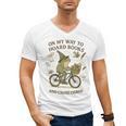 On My Way To Hoard Books And Cause Chaos Tom Foolery Men's V-Neck T-Shirt On My Way To Hoard Books And Cause Chaos Tom Foolery Men's V-Neck T-Shirt