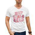 Hot Girls Read Cute Book Lover Reading Club Men's V-Neck T-Shirt Hot Girls Read Cute Book Lover Reading Club Men's V-Neck T-Shirt