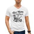 Hot Moms Read Books For Moms Book Lover Men's V-Neck T-Shirt Hot Moms Read Books For Moms Book Lover Men's V-Neck T-Shirt