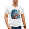 Hot Tea & Spicy Books Skeleton Reader Men's V-Neck T-Shirt