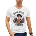 I'm Reading Halloween Witch Book Lover Men's V-Neck T-Shirt I'm Reading Halloween Witch Book Lover Men's V-Neck T-Shirt