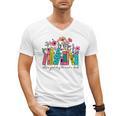 It's A Good Day To Read A Book Floral Book Lovers Librarian Men's V-Neck T-Shirt