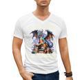 It's Not Hoarding If It's Books Reading Bookworm Reader Men's V-Neck T-Shirt