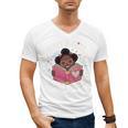 Just A Girl Who Loves Books Cute African American Afro Men's V-Neck T-Shirt Just A Girl Who Loves Books Cute African American Afro Men's V-Neck T-Shirt