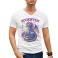 Just a Girl Who Loves Dragons And Books Men's V-Neck T-Shirt