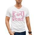 Just A Girl Who Loves To Read Book Lover Reading Books Men's V-Neck T-Shirt