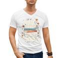 Just One More Chapter Book Reading Floral Teacher Book Lover Men's V-Neck T-Shirt Just One More Chapter Book Reading Floral Teacher Book Lover Men's V-Neck T-Shirt