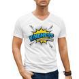 Kindness Is My Superpower Retro Comic Book T-Shirt Men's V-Neck T-Shirt