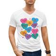 Librarian Shirt Valentines Book Worm Reading Tshirt Premium Tri-Blend Men's V-Neck T-Shirt