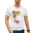 And Into The Library She Goes Book Lover Reading Bookworm Men's V-Neck T-Shirt