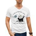 Life Is Better With Yarn Cats And Books Men's V-Neck T-Shirt Life Is Better With Yarn Cats And Books Men's V-Neck T-Shirt