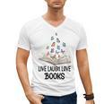 Live Laugh & Love Books Reading Butterfly Book Lover Bookish Premium Men's V-Neck T-Shirt Live Laugh & Love Books Reading Butterfly Book Lover Bookish Premium Men's V-Neck T-Shirt
