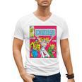 Marvel Universe Classic Dazzler Vintage Comic Book Cover Men's V-Neck T-Shirt