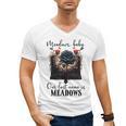 Meadows Baby Our Last Name Is Meadows Dark Romance Smut Book Men's V-Neck T-Shirt