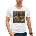 Melanin Afro Women Educated Reading Book History Girls Men's V-Neck T-Shirt Melanin Afro Women Educated Reading Book History Girls Men's V-Neck T-Shirt