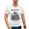 Morally Grey Book Club Gothic Vintage Style Men's V-Neck T-Shirt Morally Grey Book Club Gothic Vintage Style Men's V-Neck T-Shirt