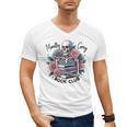 Morally Grey Skeleton Reading Smut Smutty Spicy Books Lover Men's V-Neck T-Shirt Morally Grey Skeleton Reading Smut Smutty Spicy Books Lover Men's V-Neck T-Shirt