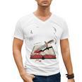 Murder Mystery And a Cup Of Tea Book Humor Men's V-Neck T-Shirt