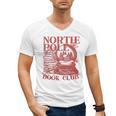 North Pole Book Club Christmas Men's V-Neck T-Shirt North Pole Book Club Christmas Men's V-Neck T-Shirt