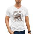 North Pole Book-Club Hot Cocoa Served Daily Christmas Book Men's V-Neck T-Shirt North Pole Book-Club Hot Cocoa Served Daily Christmas Book Men's V-Neck T-Shirt