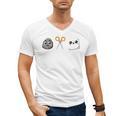 Nothing Beats Reading Bookworm Librarian Book Nerd Men's V-Neck T-Shirt