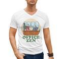 Office Zen Introvert Office Staff Secretary Employee Admin Men's V-Neck T-Shirt Office Zen Introvert Office Staff Secretary Employee Admin Men's V-Neck T-Shirt