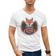 I Read Banned Books Sly Fox Reading Books Men's V-Neck T-Shirt