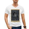 The Reader Tarot Card Mystic Dragon Book Magic Men's V-Neck T-Shirt The Reader Tarot Card Mystic Dragon Book Magic Men's V-Neck T-Shirt