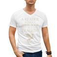 A Reader Without Their Book Is Tragedy Vintage Book Quote Men's V-Neck T-Shirt A Reader Without Their Book Is Tragedy Vintage Book Quote Men's V-Neck T-Shirt