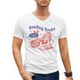Reading Books I Can't Emotionally Handle Book Lover Men's V-Neck T-Shirt