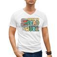 Reading Born To Read Forced To Work Bookish Book Lover Men's V-Neck T-Shirt