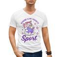 Reading Is My Favorite Sport Saying Quote Book Lovers Men's V-Neck T-Shirt Reading Is My Favorite Sport Saying Quote Book Lovers Men's V-Neck T-Shirt