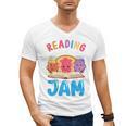 Reading Is My Jam I Love To Read Books Boy Girl Men's V-Neck T-Shirt