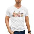Reading Tea Coffee And Books Men's V-Neck T-Shirt Reading Tea Coffee And Books Men's V-Neck T-Shirt