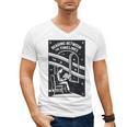Reading Between The Timelines Time Travel Books Men's V-Neck T-Shirt Reading Between The Timelines Time Travel Books Men's V-Neck T-Shirt