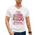 Retro Groovy Valentine Men Women Kid Tees By Emily All Booked For Valentines Book Reading Bookworm Nerdy Men's V-Neck T-Shirt Retro Groovy Valentine Men Women Kid Tees By Emily All Booked For Valentines Book Reading Bookworm Nerdy Men's V-Neck T-Shirt