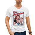 Retro Vampire Book Cover Style Stay Hydrated Halloween Men's V-Neck T-Shirt